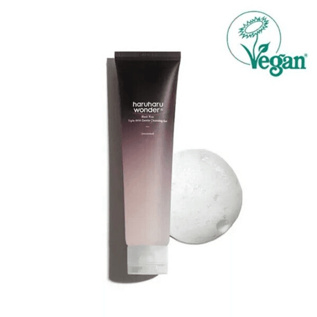 HARUHARU Wonder Black Rice Triple AHA Gentle Cleansing Gel